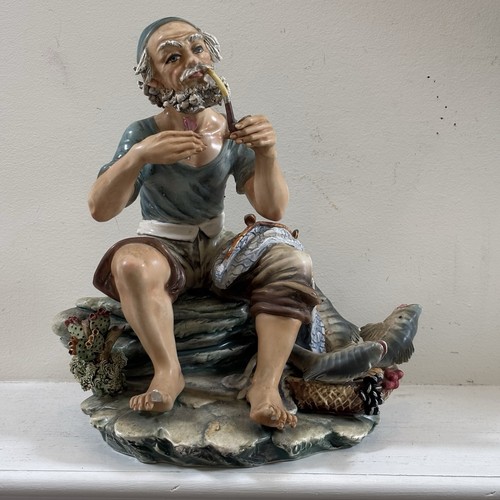 Rare capodimonte fisherman - capodimonte,
