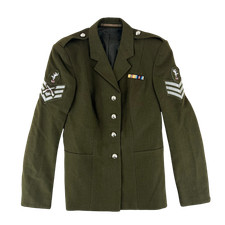 British Army Jacket No2 Dress Womens Khaki Green Royal Signals Medium 170/96