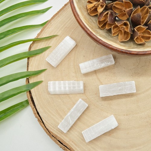 Small raw selenite sticks - raw, mini