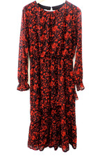 Vanessa zani black - black/red, layered