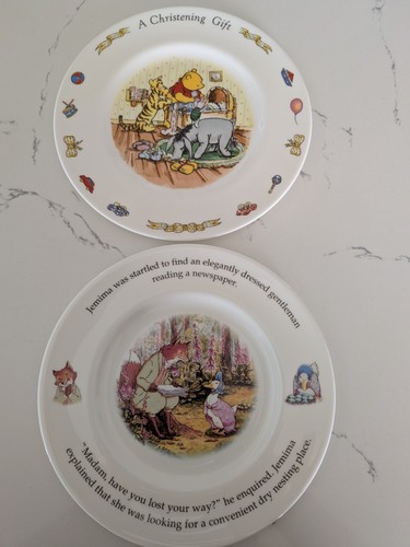 Beatrix potter plate winnie - beatrix,