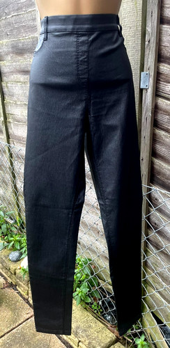 Ladies black leatherette - black,