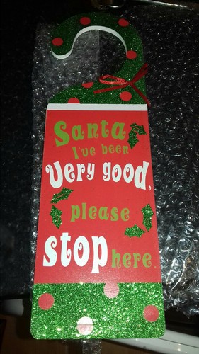 Christmas door hanger - door,