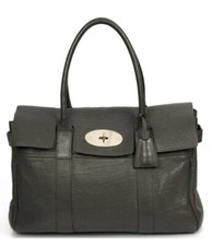 Mulberry Heritage Bayswater In Grey Real Leather Handbag RRP £1395, Used Once 