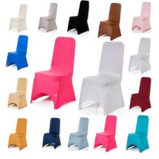 Dining Room Chair Covers Slip Removable Stretch SEAT Cover Wedding Party Decor