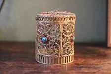 Antique Tibetan White Metal