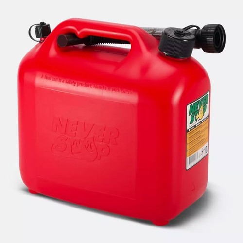 Fuel can 10l red - can,