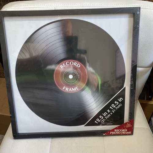 Framing black vinyl record - vinyl,