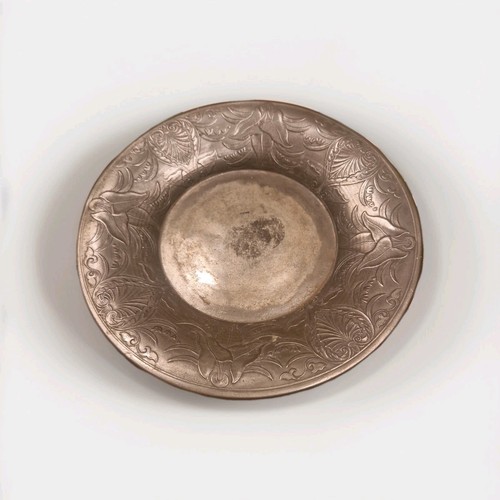Bowl plate pewter - pewter, display