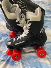 Bauer Supreme Turbo 33 Roller Skates Jump Bars+ OG Kryptos +Skate Bag Used Twice