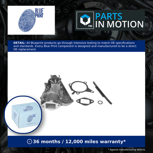 Water pump fits mazda - fits, mx5