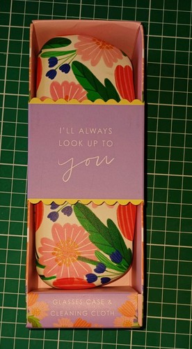 Hard floral glasses case - hard,