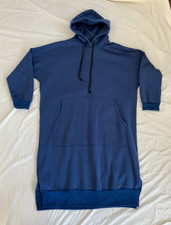 Zanzea Oversized Hoodie with Pocket - Size 5XL - Blue