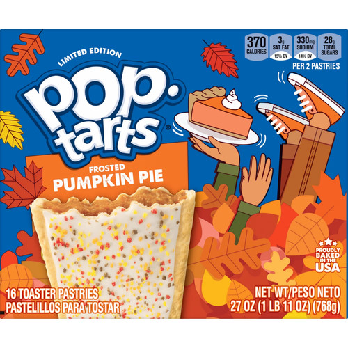 Pop tarts frosted pumpkin pie - frosted,