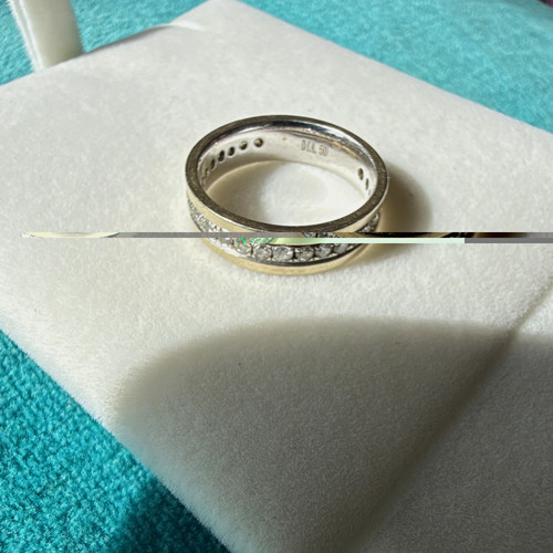 9ct white gold diamond - white,