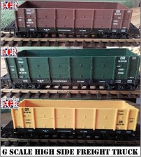 G SCALE 45mm GAUGE HIGH SIDE CARGO FREIGHT ROLLING STOCK RAILWAY TRAIN TRUCK