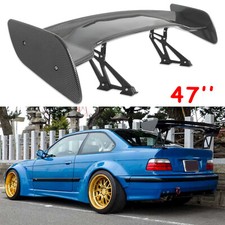 For 3 Series E36 E46 Sedan 47"Car Rear Trunk Racing GT Style Spoiler Wing Carbon