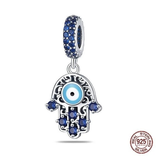 S925 sterling silver - silver, hamsa