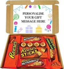 Reese's Chocolate Hamper Peanut Butter American Candy Selection personalised