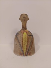 Koralia Kolaiti Handmade Ceramic Man In Suit Sculpture Figure 8 Inches