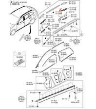 MAZDA 6 Estate MK3 Right Roof