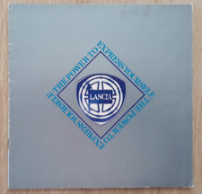 Lancia Delta & Prisma Brochure c.1989 - 1300  1500  1600  LX  GT  HF Turbo