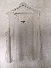BON MARCHE Crepe Vest - Ivory