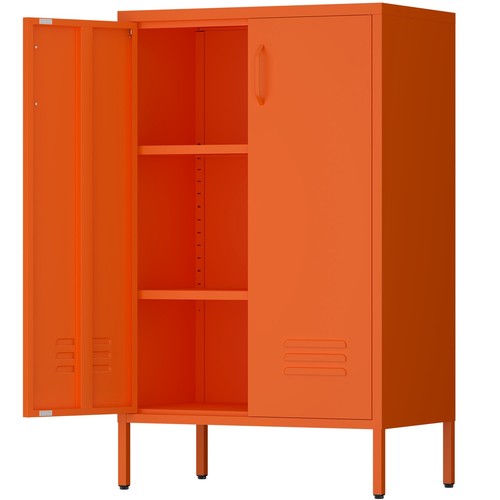 Door metal accent cabinet - 2,
