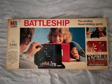 MB Games Vintage Battleship Board Game Naval Strategy Game