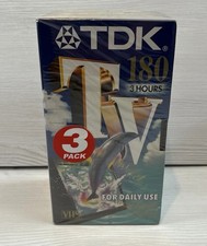 TDK TV Blank VHS Tapes | 3
