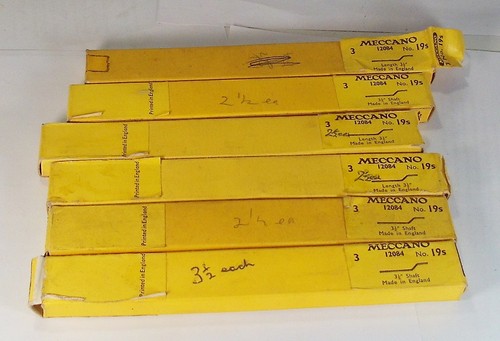 Box 3 original meccano - of,