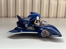 JAZWARES Sonic The Hedgehog 3" Figure & Sega All-Stars Racing Plane Toy Car