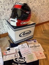 Arai Quantum-J Full Face Helmet Red Size S 55-56cm Excellent Condition