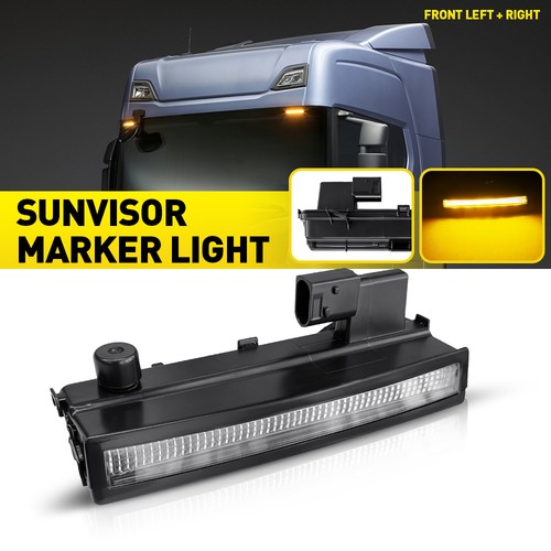Amber led sun visor - led,
