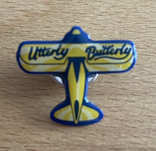 Utterly butterly plane pin - butterly,