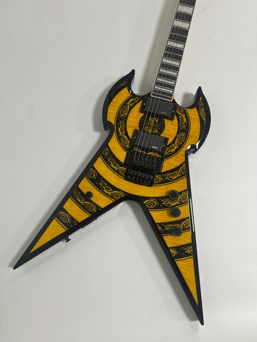 Custom yellow black zakk wylde - custom,