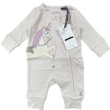 Baby Girls Unicorn Sleepsuit