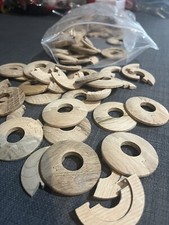 Radiator Pipe Covers unfinish Raw Natural OAK UNEVEN color radiator pipe x 10