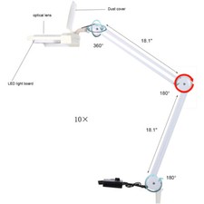 110V 10x LED Table Clamp