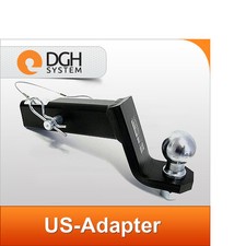 Towbar ball adapter USA 2" tow