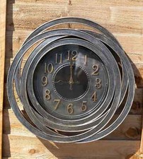 Silver Garden Wall Clock Large