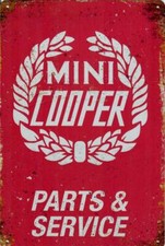 Retro Metal Sign, Garage, Man