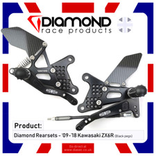 DIAMOND REARSETS - KAWASAKI