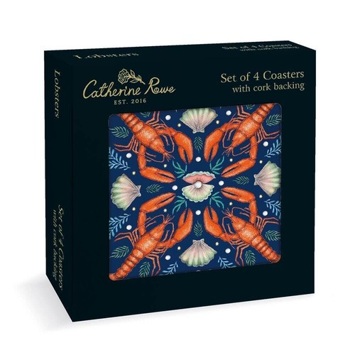 Lobster coasters catherine - lobster,