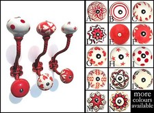 Red Vintage iron hooks coat