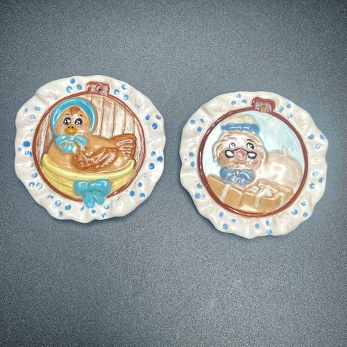 Ceramic hand painted ornaments - hand,