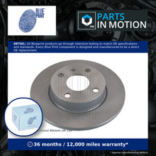 2x Brake Discs Pair Solid fits OPEL TIGRA R97 Rear 1.4 1.8 1.3D 04 to 10 240mm