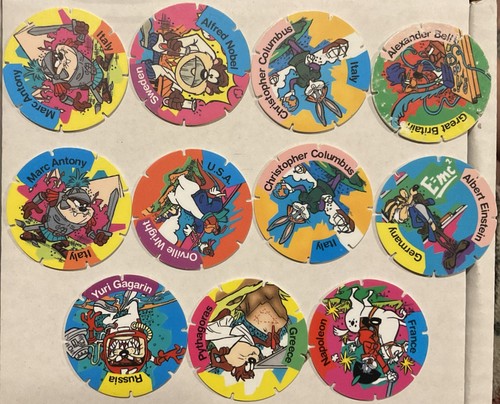 Pogs world tazos - pogs,