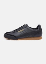 Patrick Villan Mens Trainers Casual Shoes Black Leather