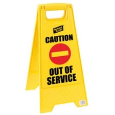 Out of Service Floor Sign